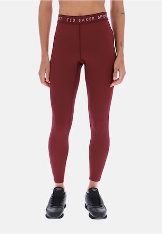 Skinny Leggings 'Maria Essentials' di Ted Baker in rosso: frontale