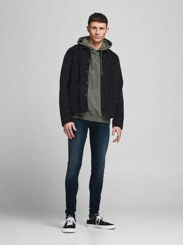 JACK & JONES Skinny Džíny 'Tom' – modrá