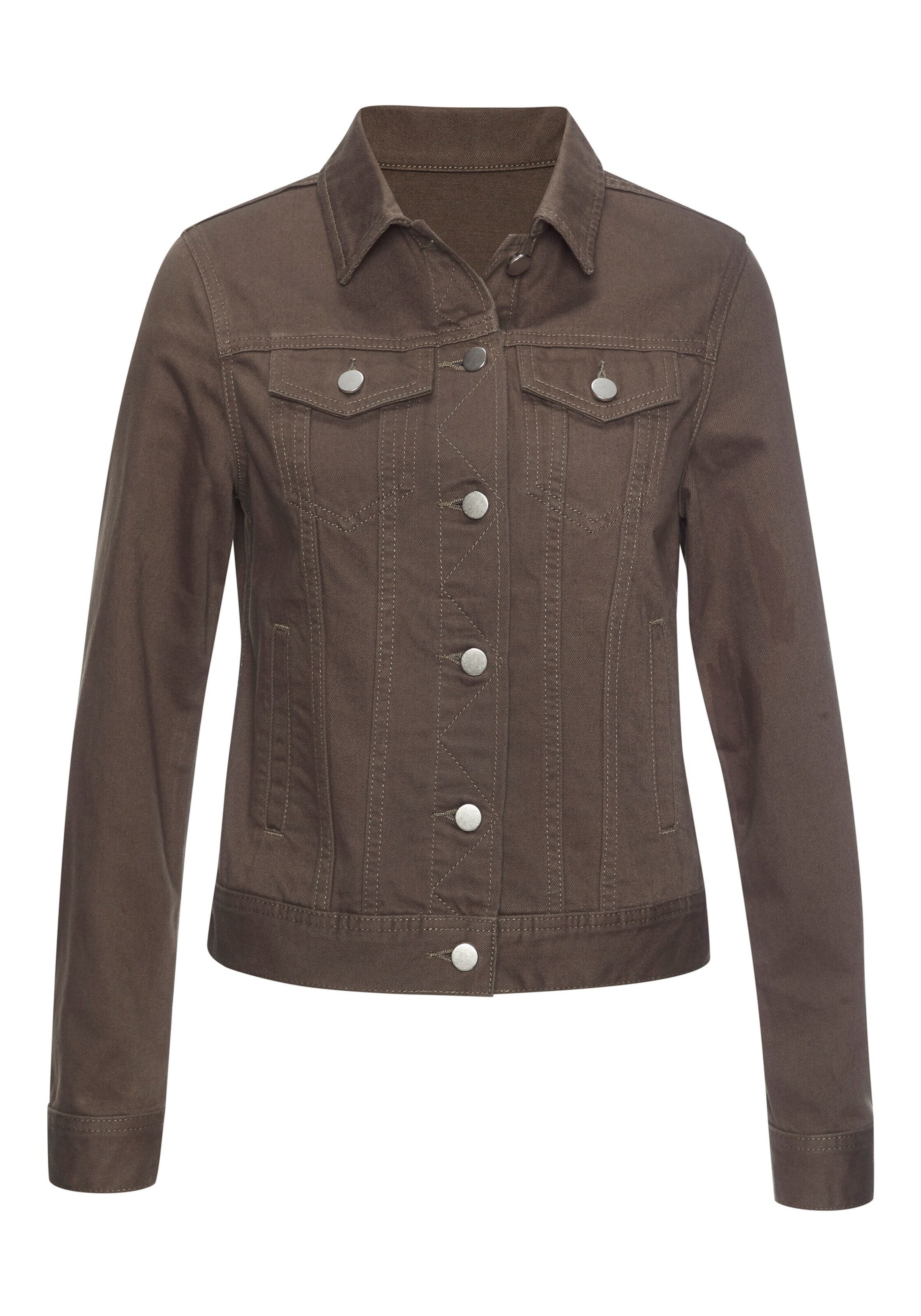 LASCANA Jacke in Braun: Vorderseite