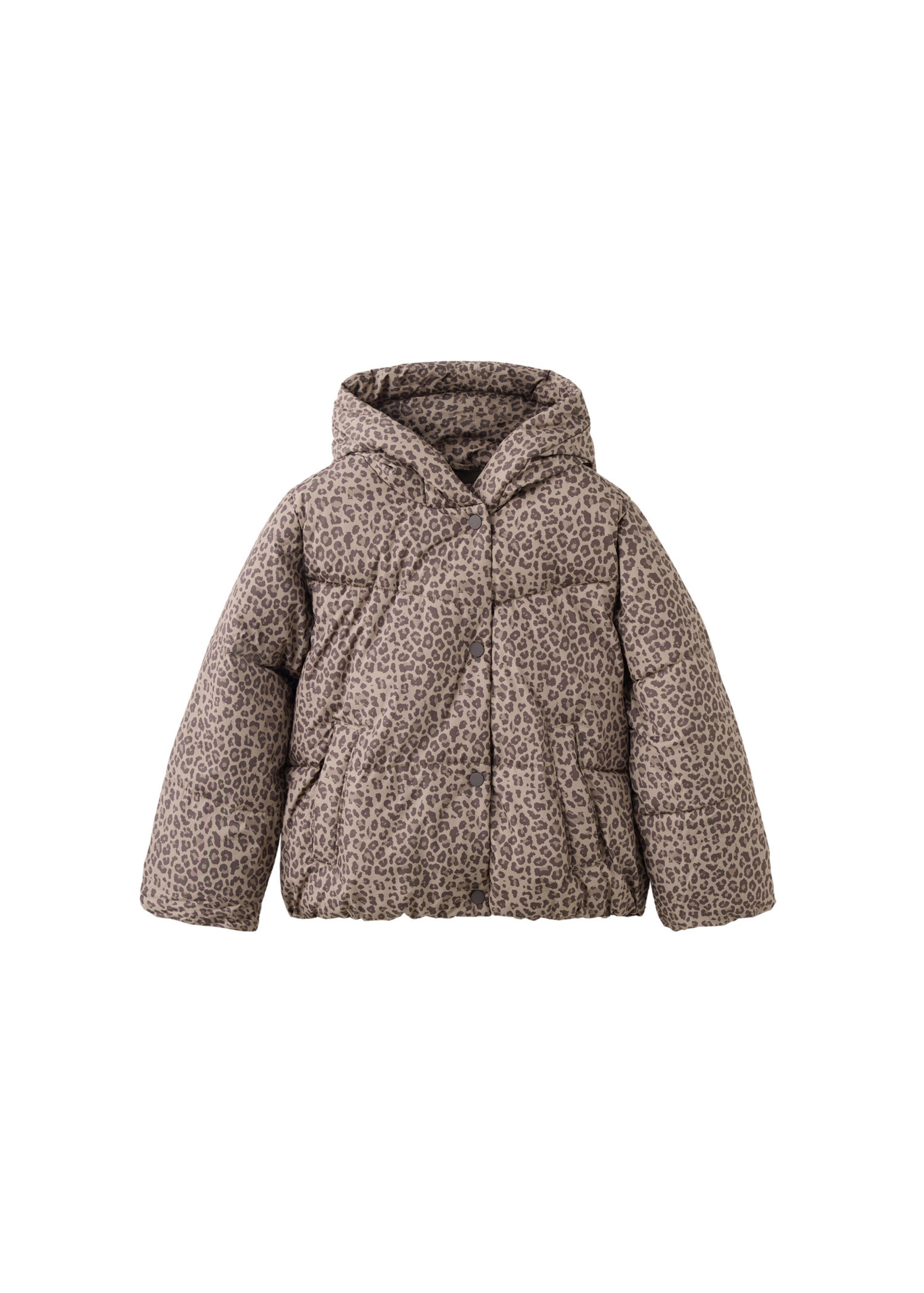MANGO KIDS Winter Jacket 'ANORAK TINAP' in 164 in Brown / Umbra / Brocade, Item view