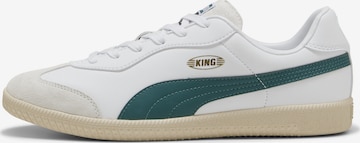 PUMA Soccer Cleats 'King 21 It' in White: front