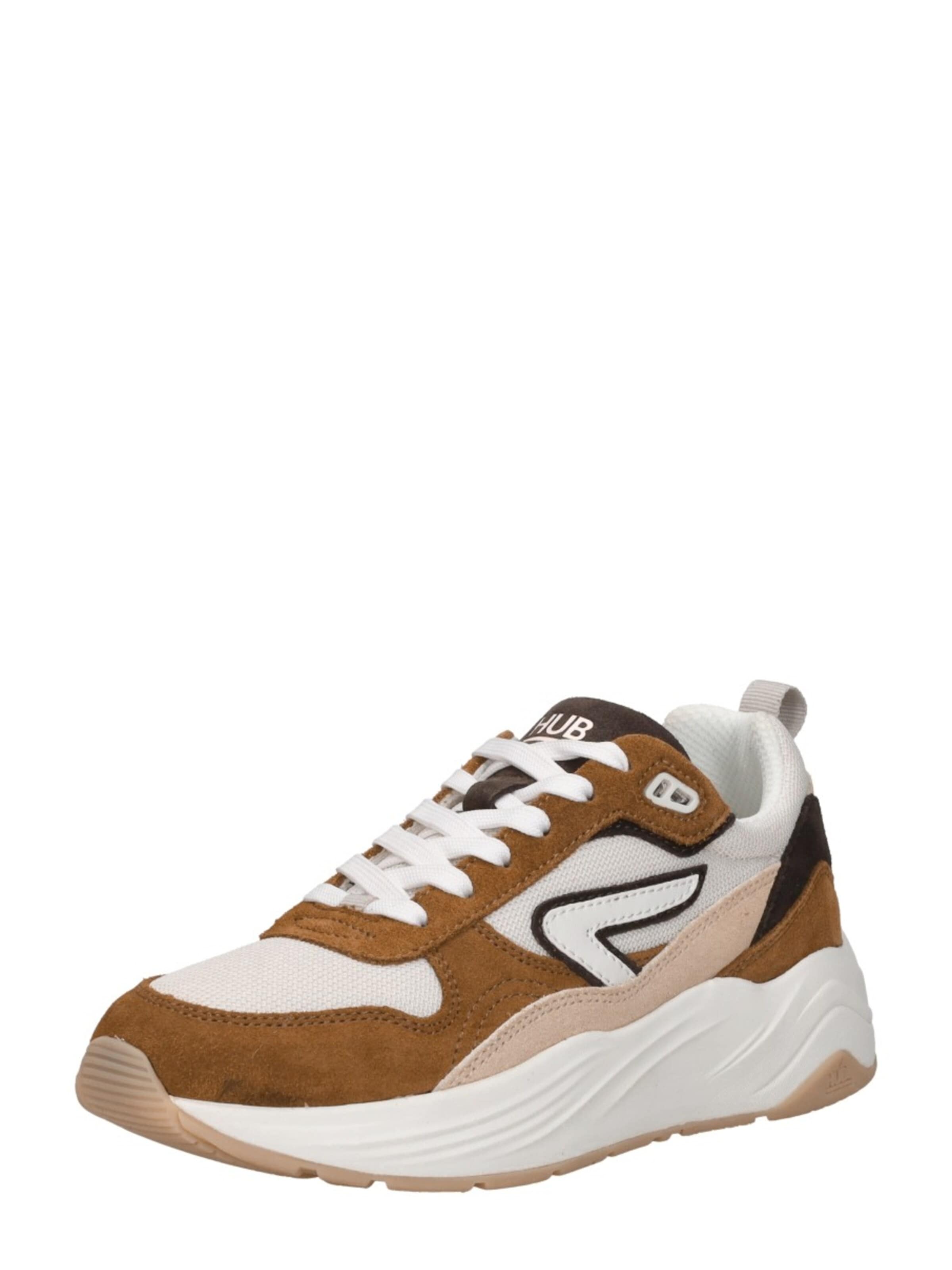 HUB Sneakers laag 'Glide' in Bruin