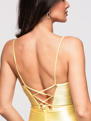 Ombre Abendkleid‌‌‌‌‌‌ in Gelb