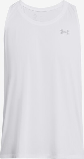 UNDER ARMOUR Performance Shirt 'Launch' in Light grey / White, Item view