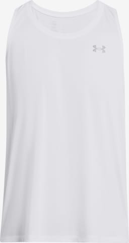 UNDER ARMOUR Functioneel shirt 'Launch' in Wit: voorkant