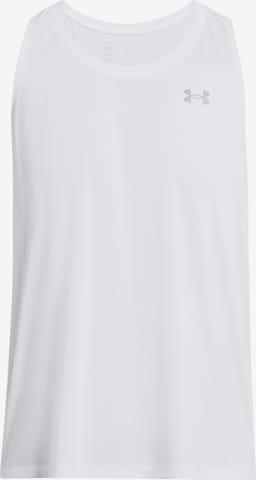 UNDER ARMOUR Performance Shirt 'Launch' in White: front