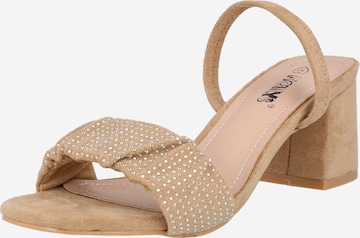 Hailys Sandale 'Lina' in Beige: predná strana