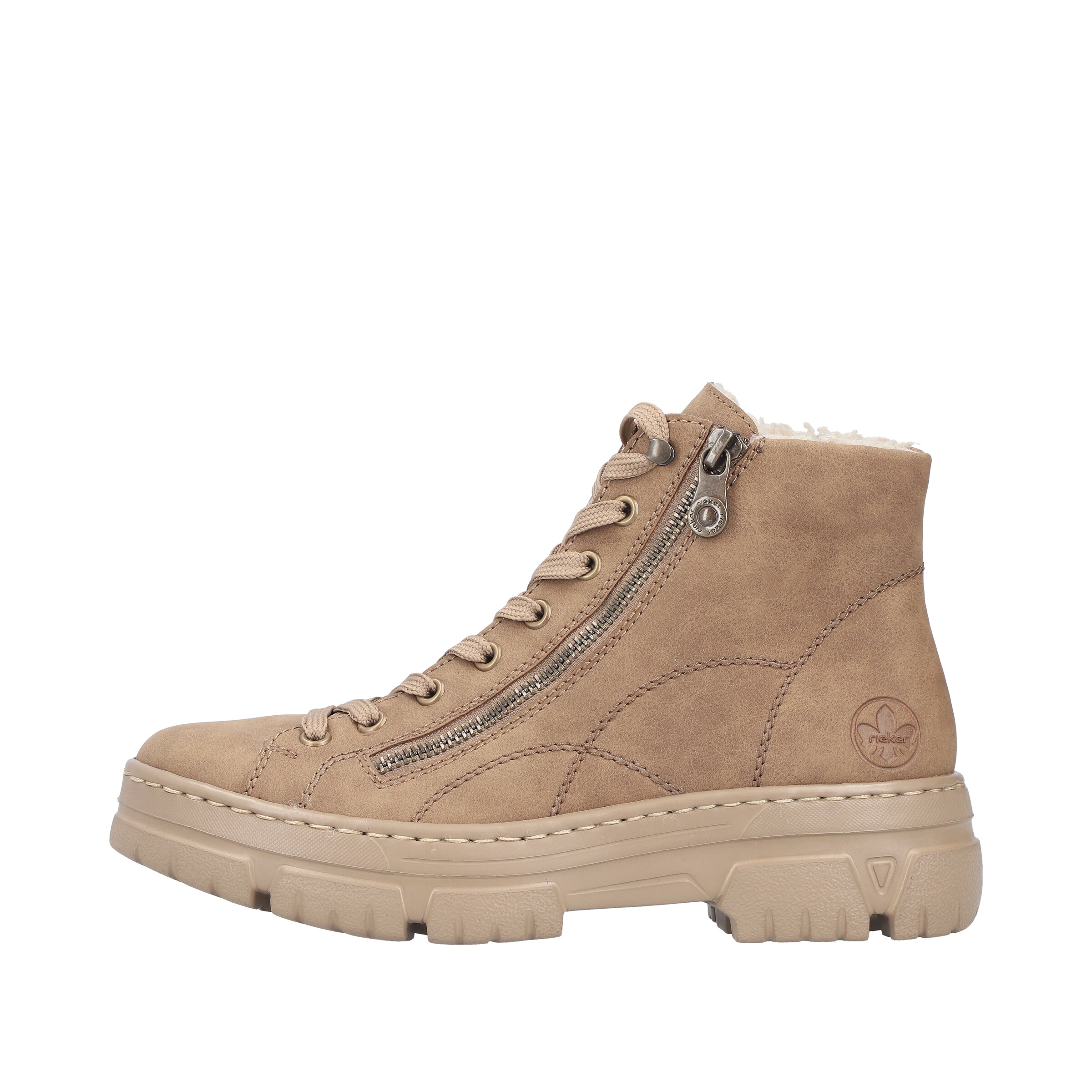 Rieker Schnürstiefelette in Braun