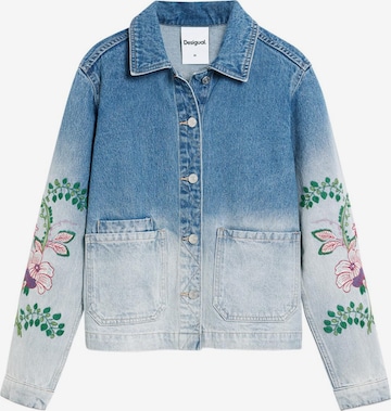 DesigualPrijelazna jakna - plava boja: prednji dio