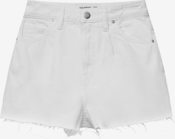 Pull&Bear regular Jeans i hvid: forside