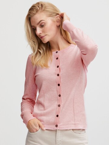 Cardigan 'Sara' PULZ Jeans en rose : devant