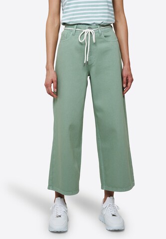 recolution Wide leg Pants 'ERICA' in Green: front