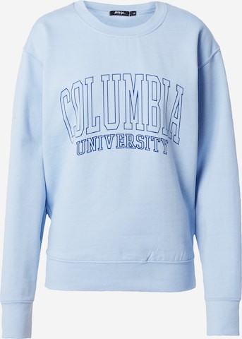Nasty Gal Sweatshirt 'Columbia' in Blau: predná strana