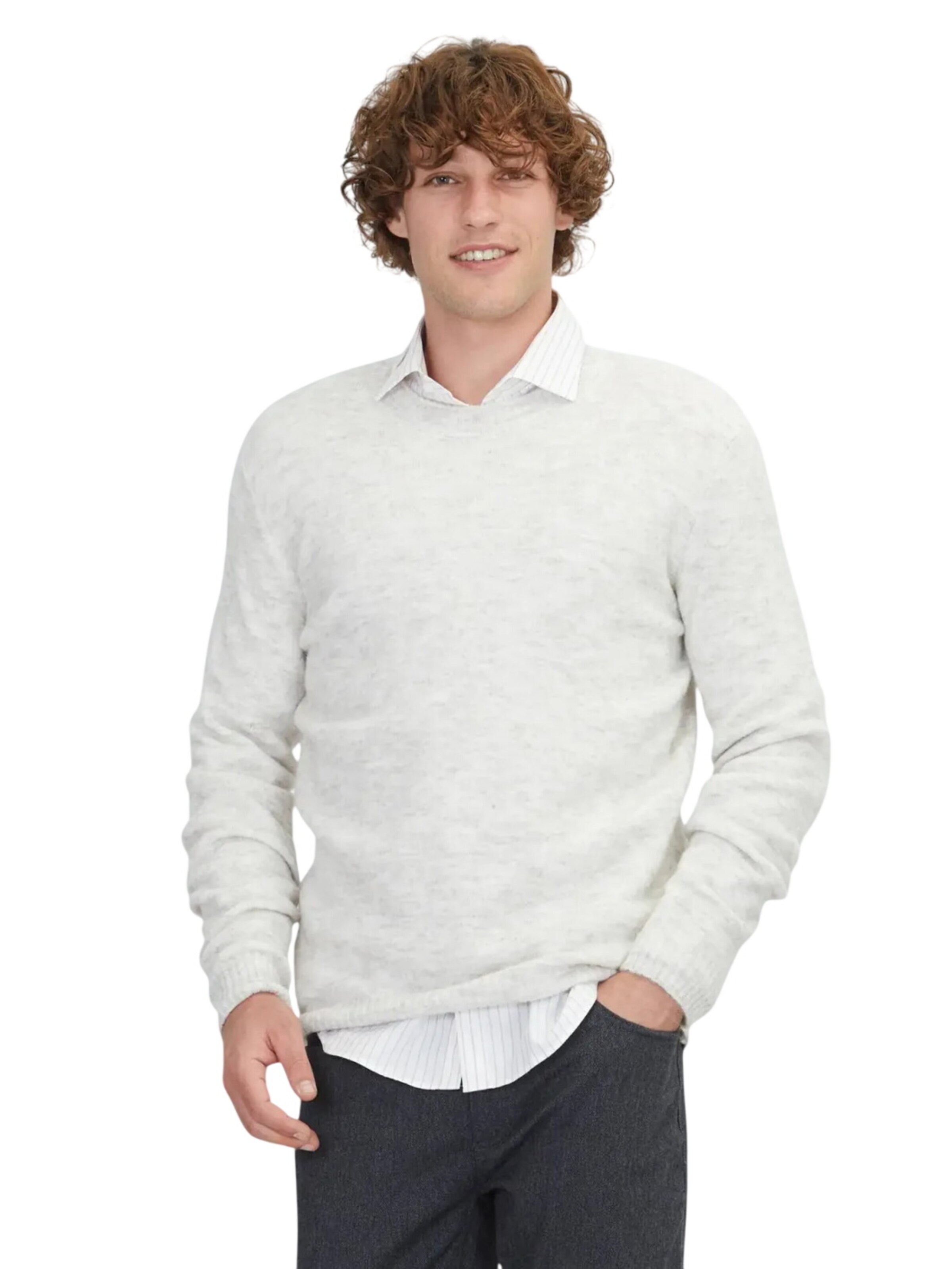 Pull-over KİP en beige : devant
