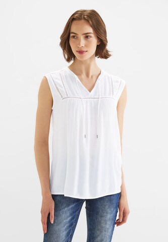 STREET ONE Blouse in Wit: voorkant