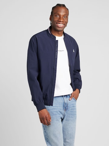 Veste mi-saison 'BROOK' JACK & JONES en bleu : devant