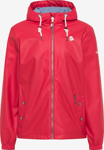 Schmuddelwedda Between-Season Jacket in Red: front