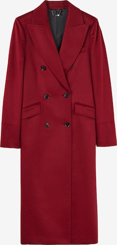 GOBI Cashmere Übergangsmantel 'Cashmere Peak Lapel Long Coat' in Rot: Vorderseite