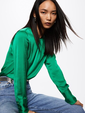 MANGO Blouse 'Beatriz' in Groen