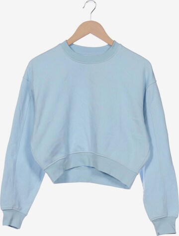 Bershka Sweatshirt & Zip-Up Hoodie in S in Blue: front