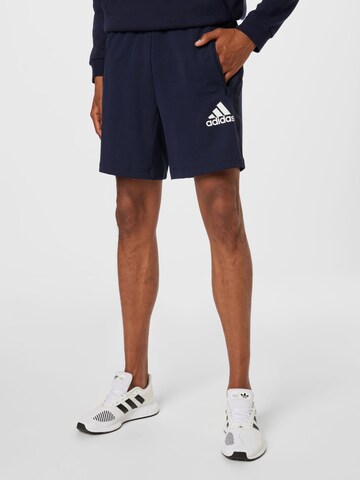 ADIDAS SPORTSWEAR Regular Sportbroek in Blauw: voorkant