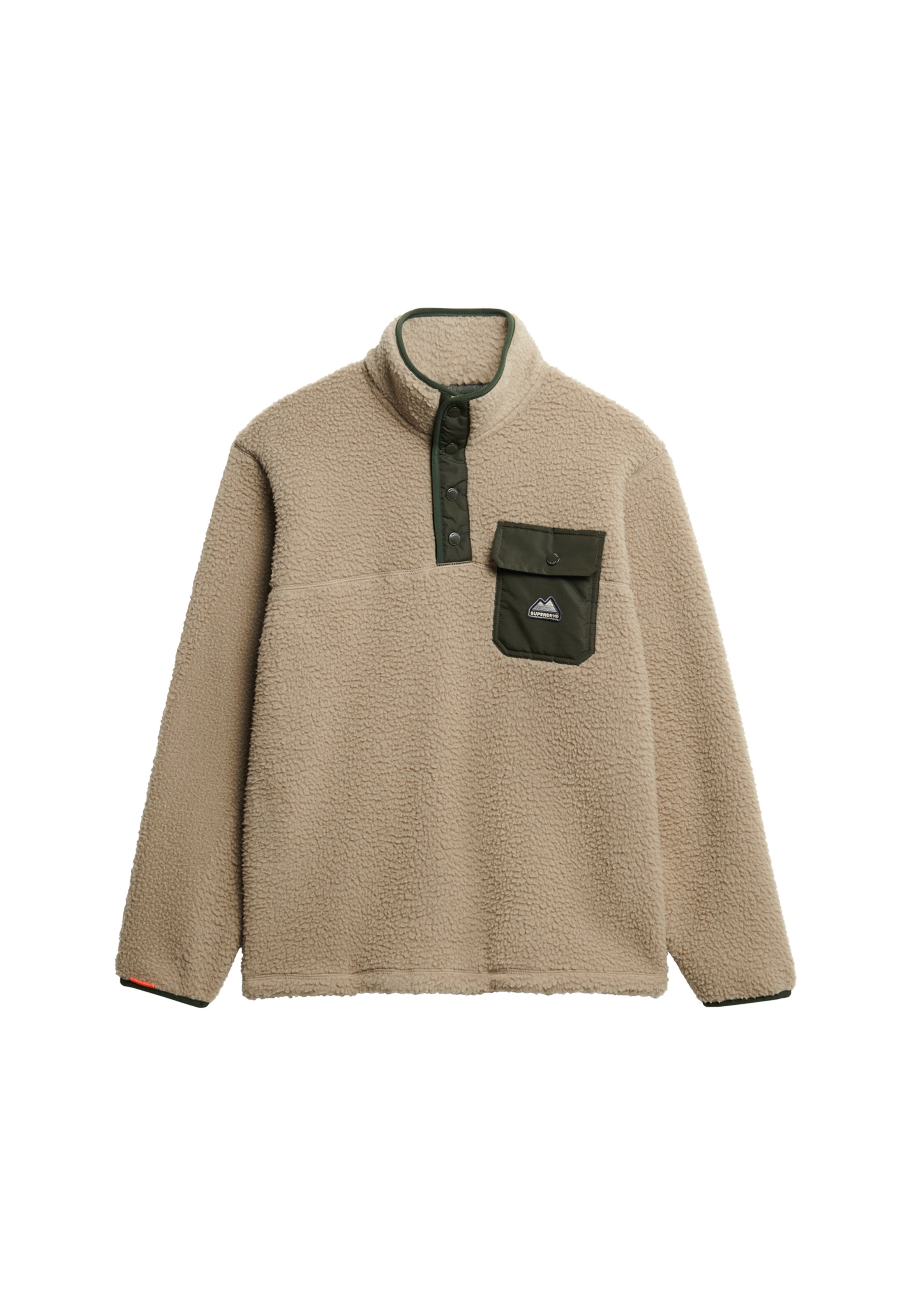 Pull-over Superdry en beige : devant