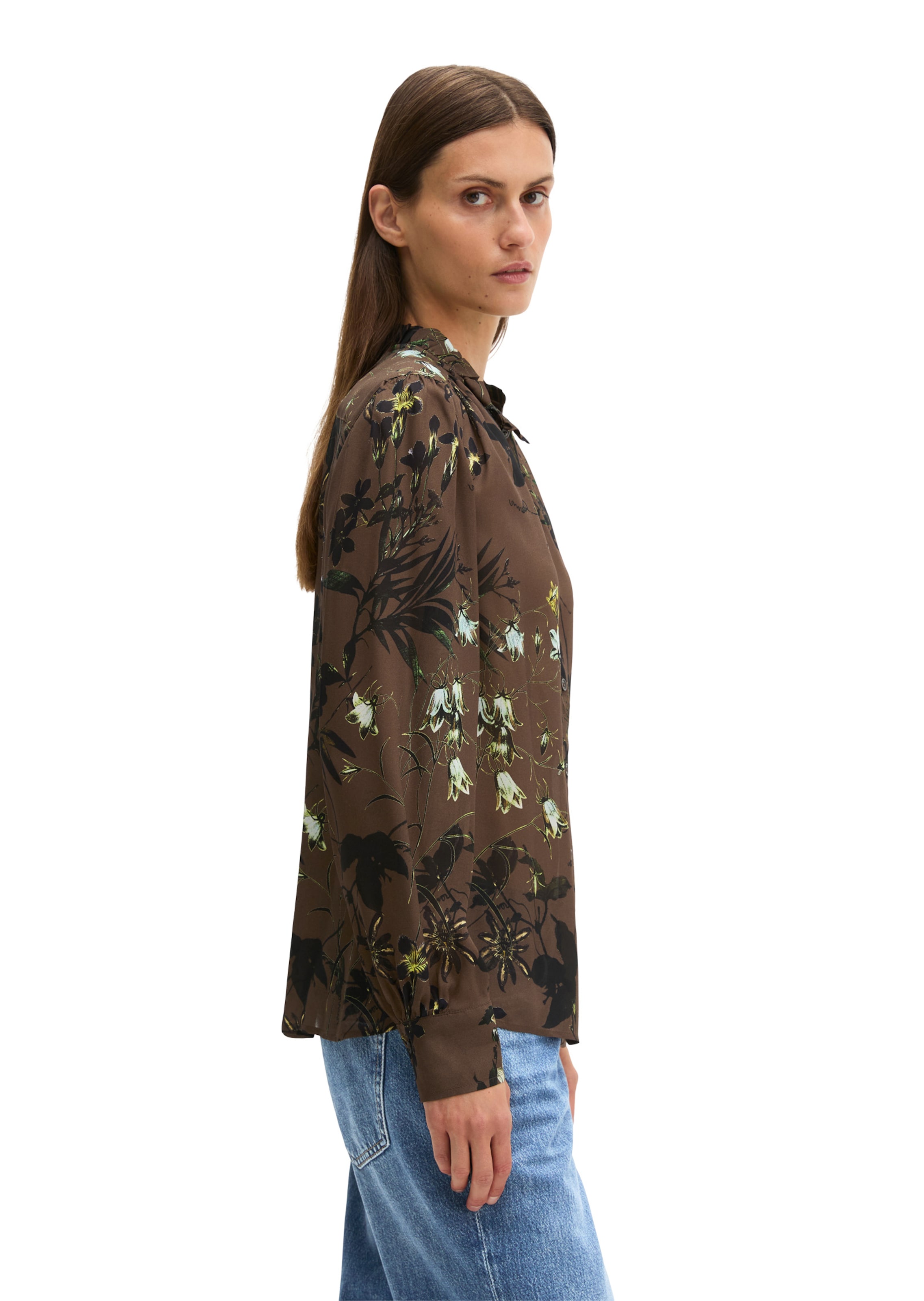 Marc O'Polo Bluse in Braun
