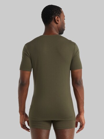 ICEBREAKER - Camiseta térmica 'Anatomica' en verde