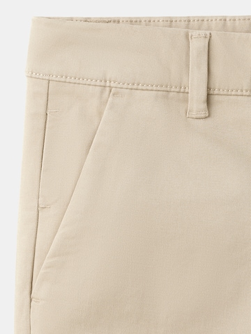 MANGO KIDS Slimfit Hlače 'RPICCOLO' | bež barva