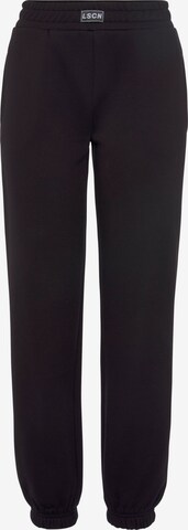 LASCANA Tapered Pants in Black: front