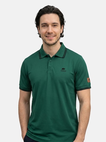 FORSBERG Shirt 'formstabiles Poloshirt' in Green: front