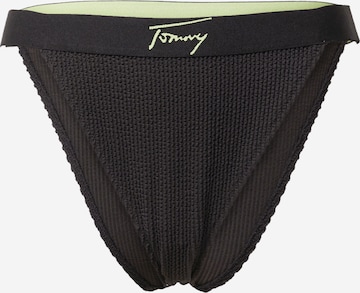 Tommy Jeans Долнище на бански тип бикини в черно: отпред