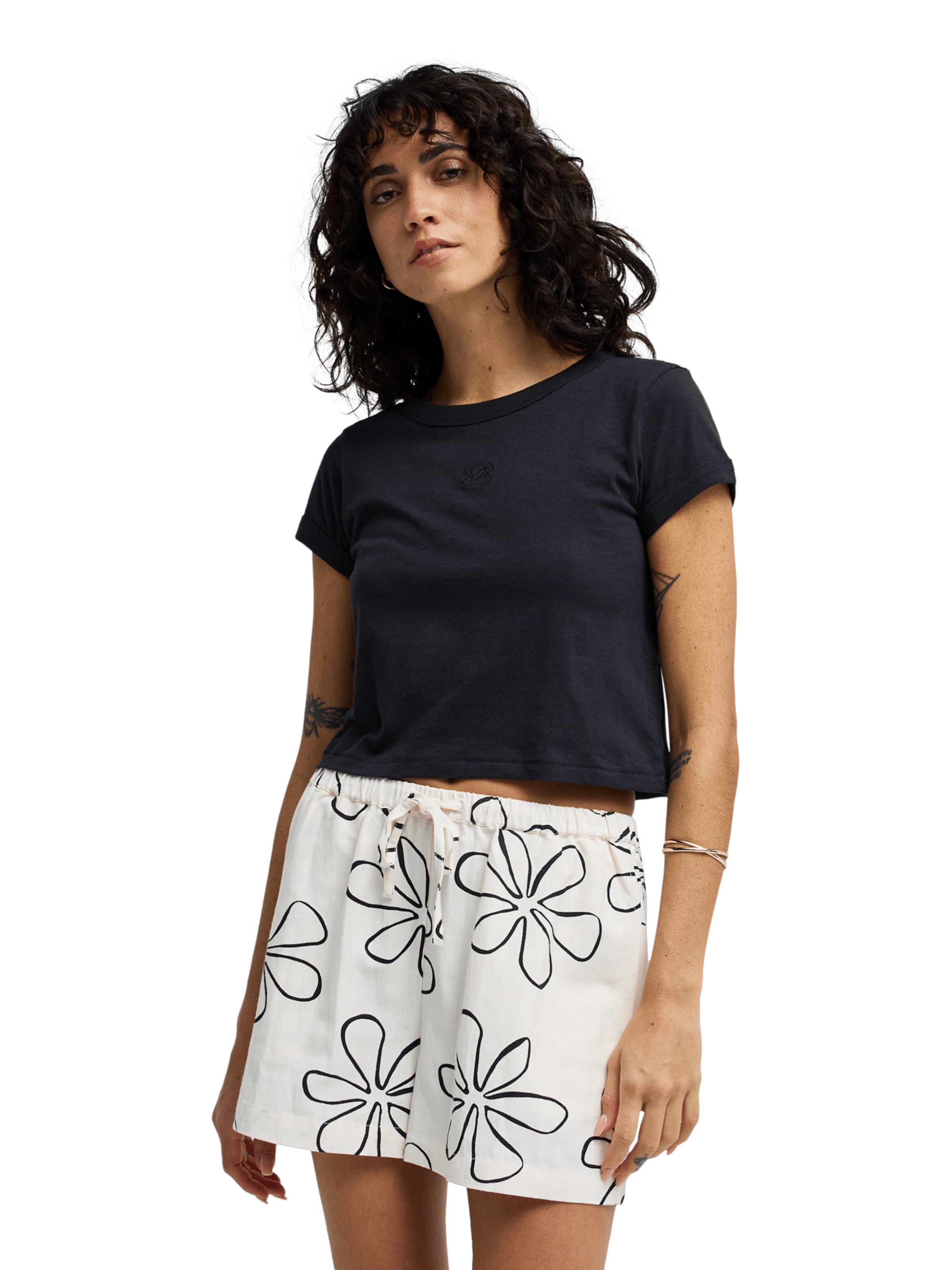 BILLABONG Loosefit Shorts 'Wanderer' in Weiß: Vorderseite