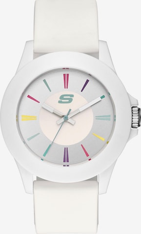 SKECHERS Analog Watch in White: front