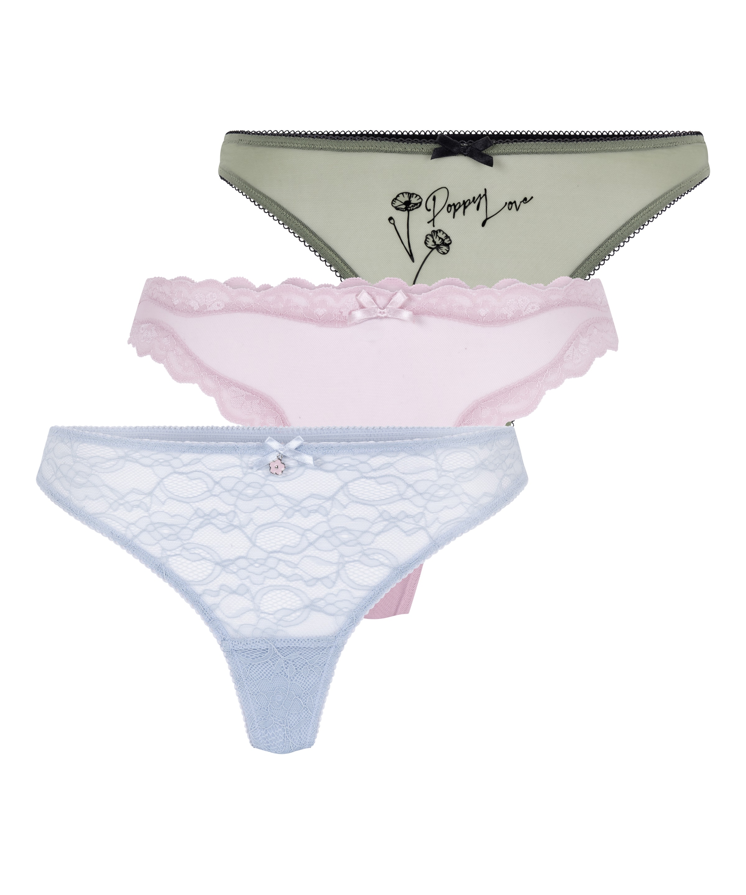 Hunkemöller String in Mischfarben: Vorderseite