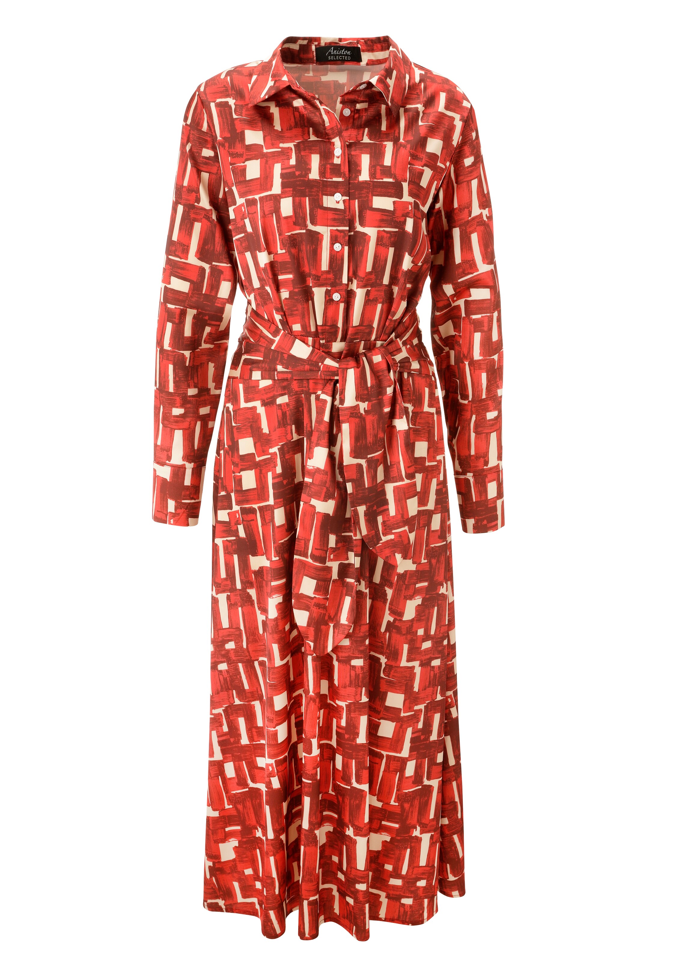 Aniston SELECTED Kleid in Rot: Vorderseite