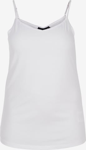 Zizzi Top in White: front