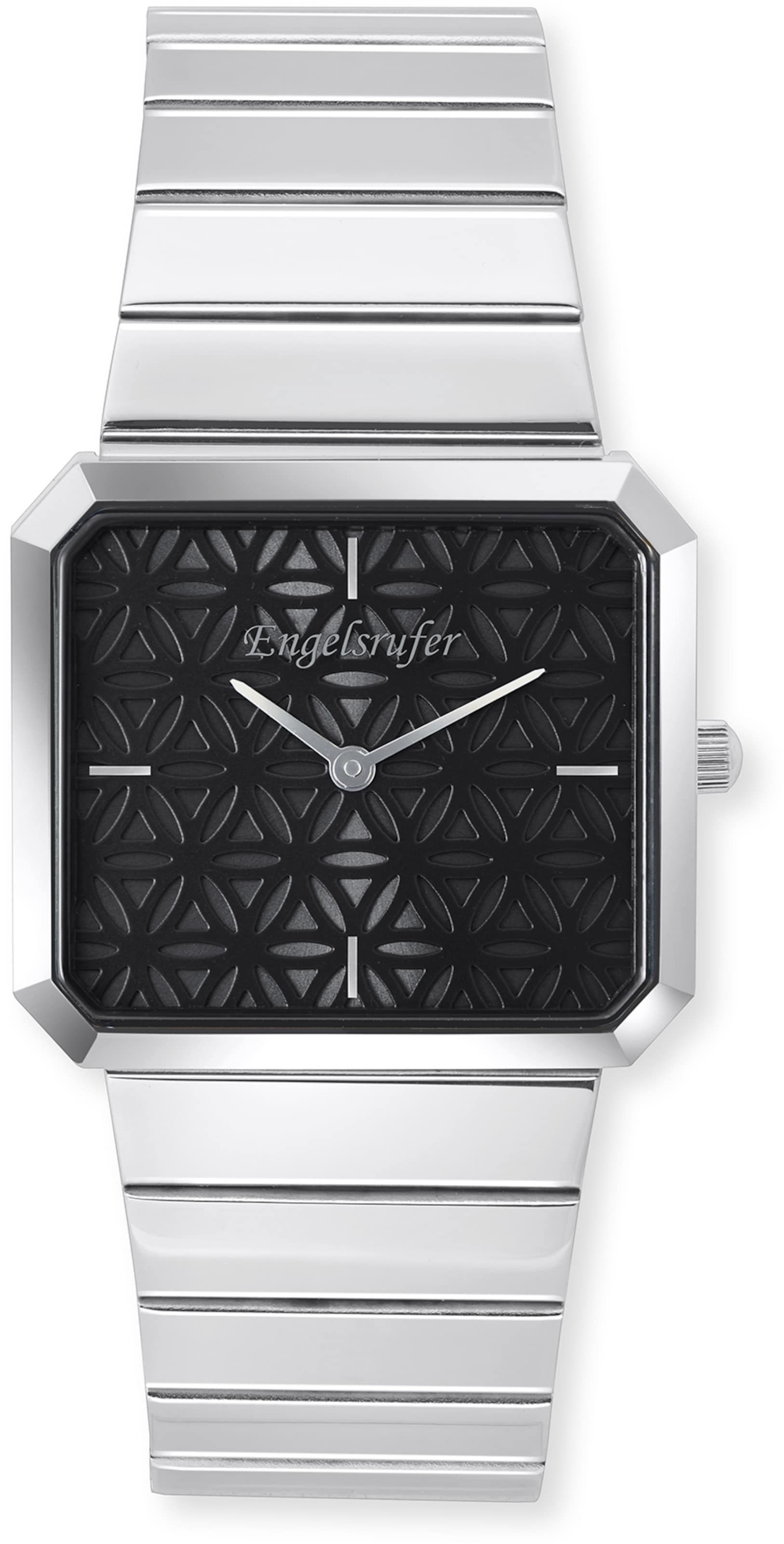 Engelsrufer Uhr in Silber: Vorderseite