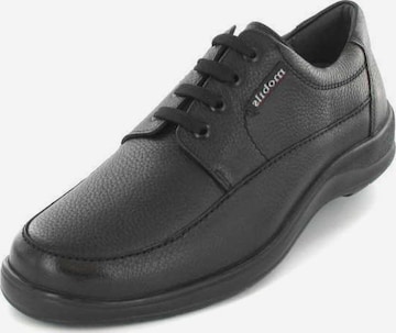 Chaussure à lacets 'Schnürschuh Herren Ezard Glattleder in schwarz' MEPHISTO en noir : devant