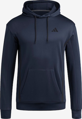 mėlyna ADIDAS PERFORMANCE Sportinio tipo megztinis: priekis