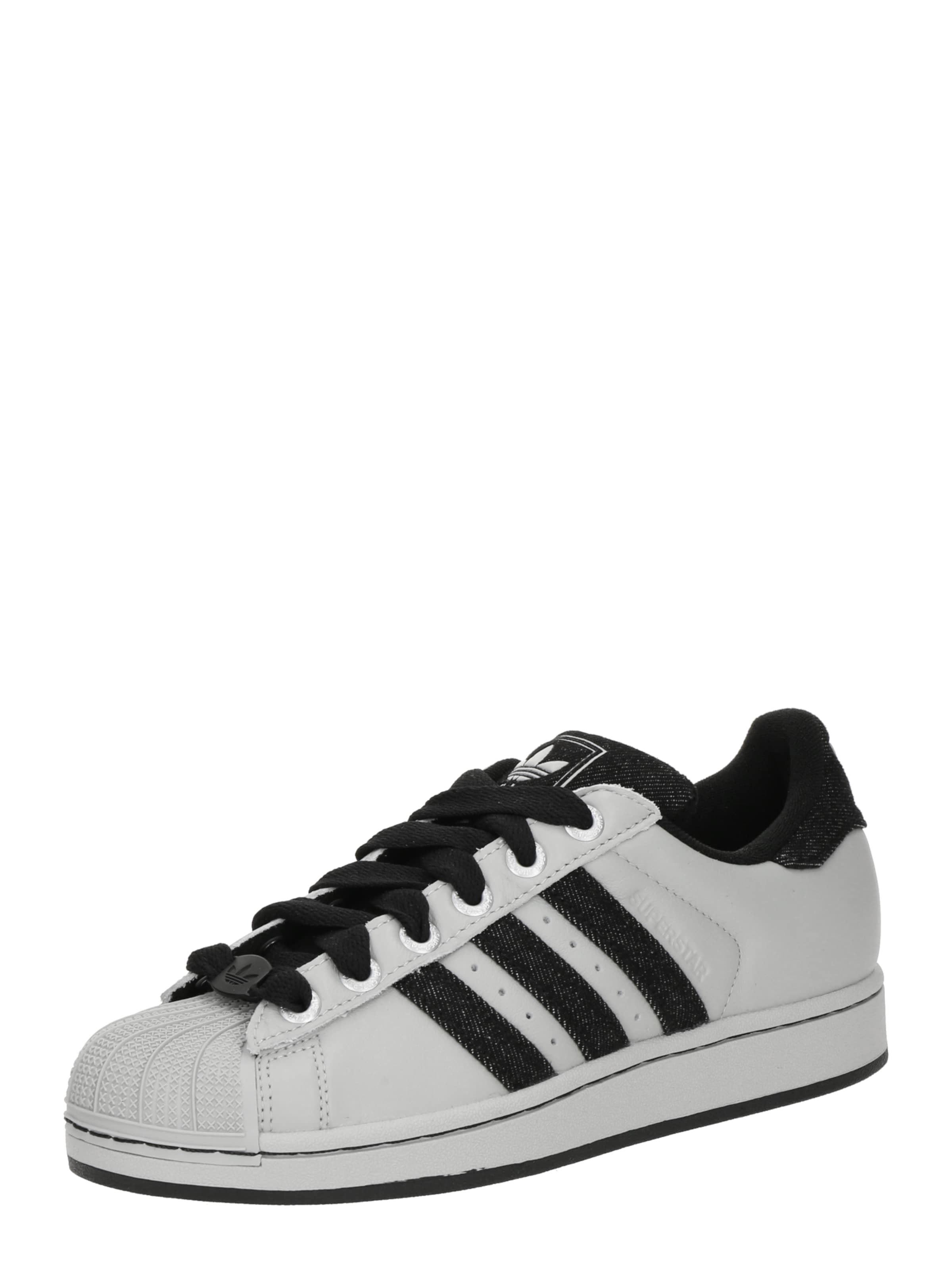 Sneaker bassa 'SUPERSTAR II' ADIDAS ORIGINALS di colore grigio chiaro / nero denim, Visualizzazione prodotti