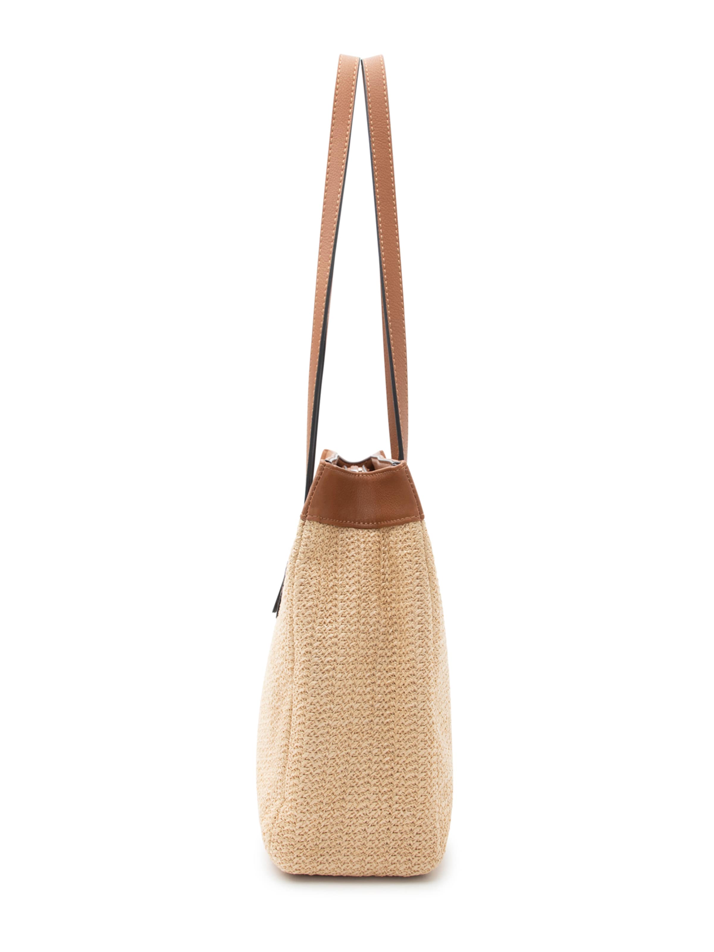 Cabas 'Rosalie' L.CREDI en beige