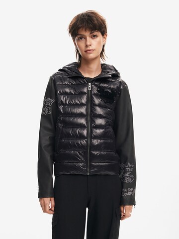 Desigual - Chaqueta de invierno en negro: frente