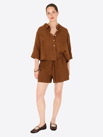 Bellamy Gallery Blouse 'Juno' in Brown