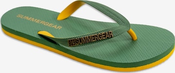 Pantoufle 'Teenslipper Regular Fit' SummerGear en vert : devant