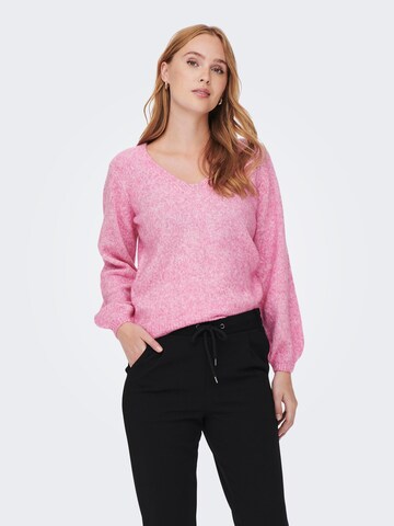 JDY Trui 'Silja' in Roze: voorkant