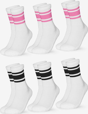 Chaussettes de sport 'Tennis Steffi' Occulto en rose : devant