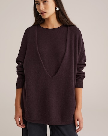 WE Fashion Sweater in Purple
