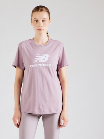 new balance Paita 'Essentials' värissä lila: etupuoli