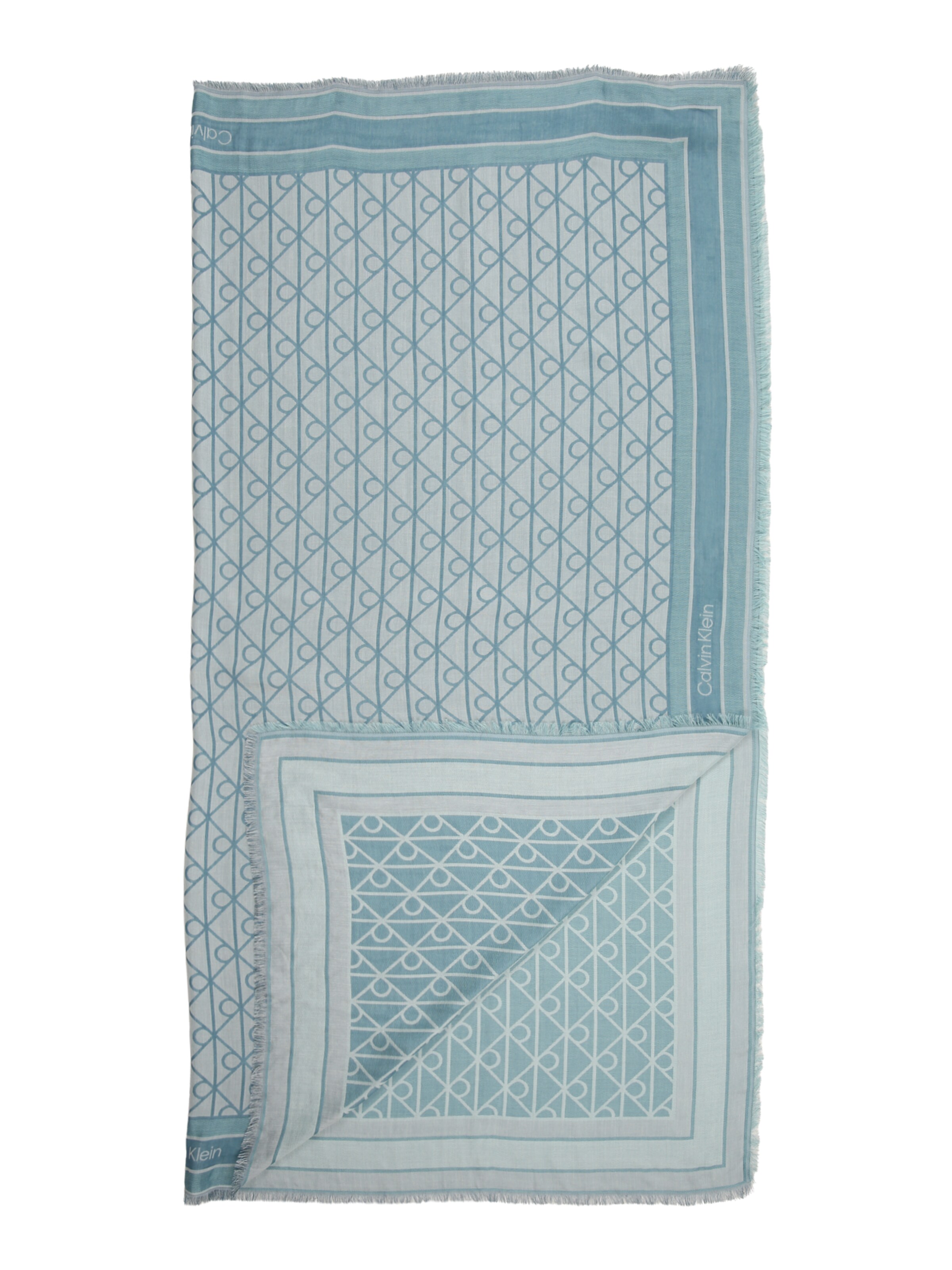 Écharpe Calvin Klein en bleu : devant